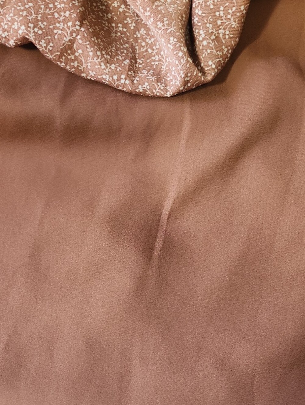 Papermoon Rust Brown Maxi Skirt with Elastic Waist - Picture 7 of 10